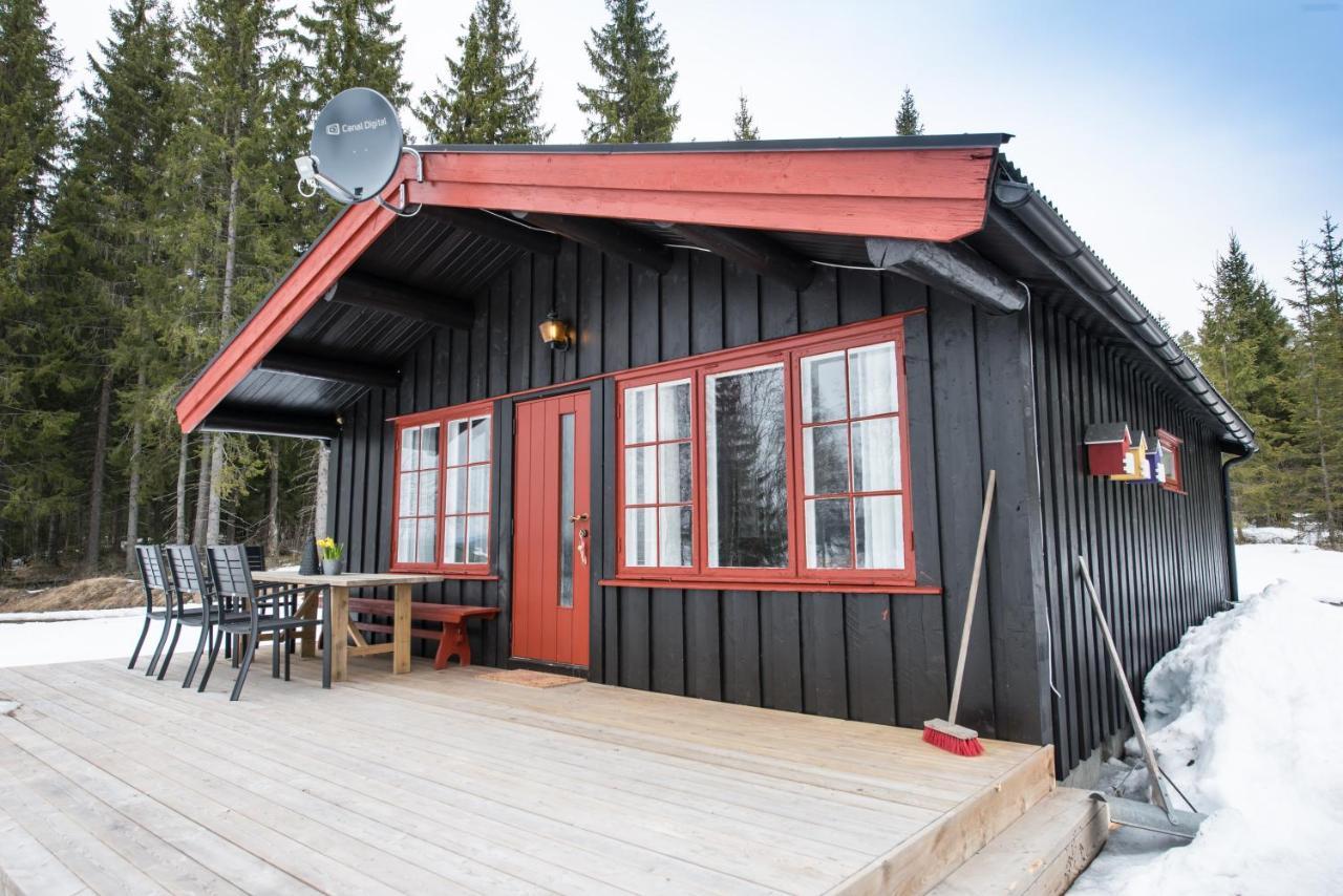 Naerglimt - Cabin By The Lake Naera Ringsaker ภายนอก รูปภาพ